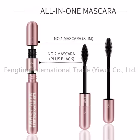 Mascara per ciglia in fibra 3D waterproof a lunga durata con etichetta privata