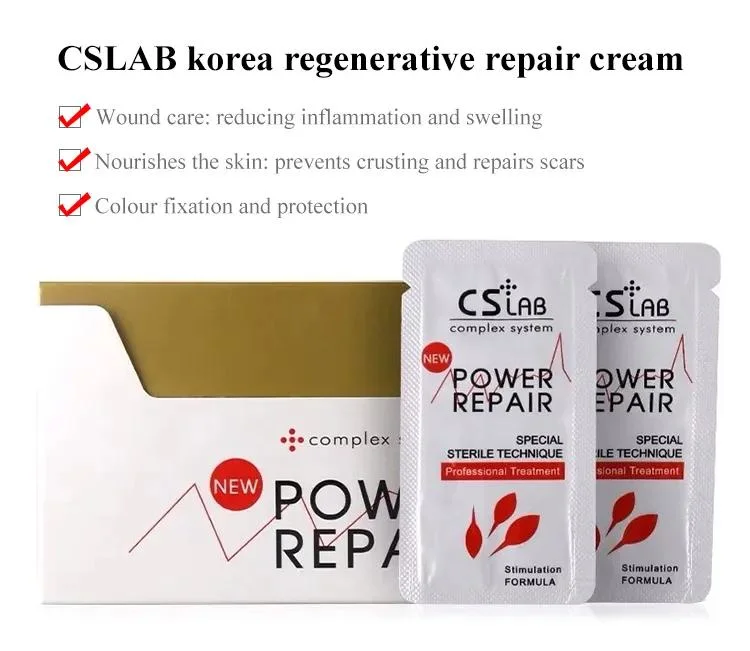 100PCS Tattoo After Care Scar Cream Eyebrow Lip Skin Repair Treatment Korea Cslab Gel Cream for Tattoo Aftercare