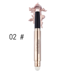 12 Color Monochrome Eye Shadow Glitter Golden Silver Lying Silkworm Pen High Pearl Light Stick Color Eye Shadow Pencil