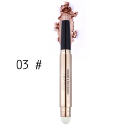 12 Color Monochrome Eye Shadow Glitter Golden Silver Lying Silkworm Pen High Pearl Light Stick Color Eye Shadow Pencil