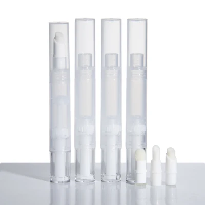 Penna correttore cosmetico personalizzato Nascondi vuoto 5ml Tubo per lucidalabbra Contenitore Olio per cuticole Smalto per unghie Penna per trucco con pennello