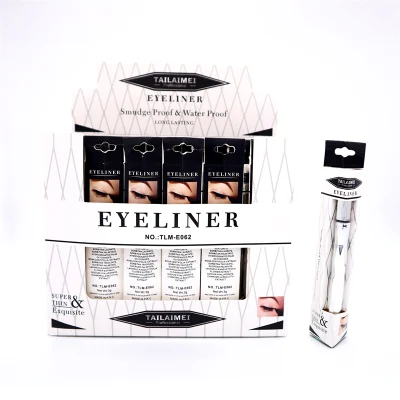 Tlm penna per eyeliner per trucco super squisito di vendita calda penna per eyeliner a lunga durata sottile nuovo liquido eyeliner nero impermeabile